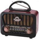 Rádio Portátil Megastar RX309BTM AM/FM Bluetooth Marrom