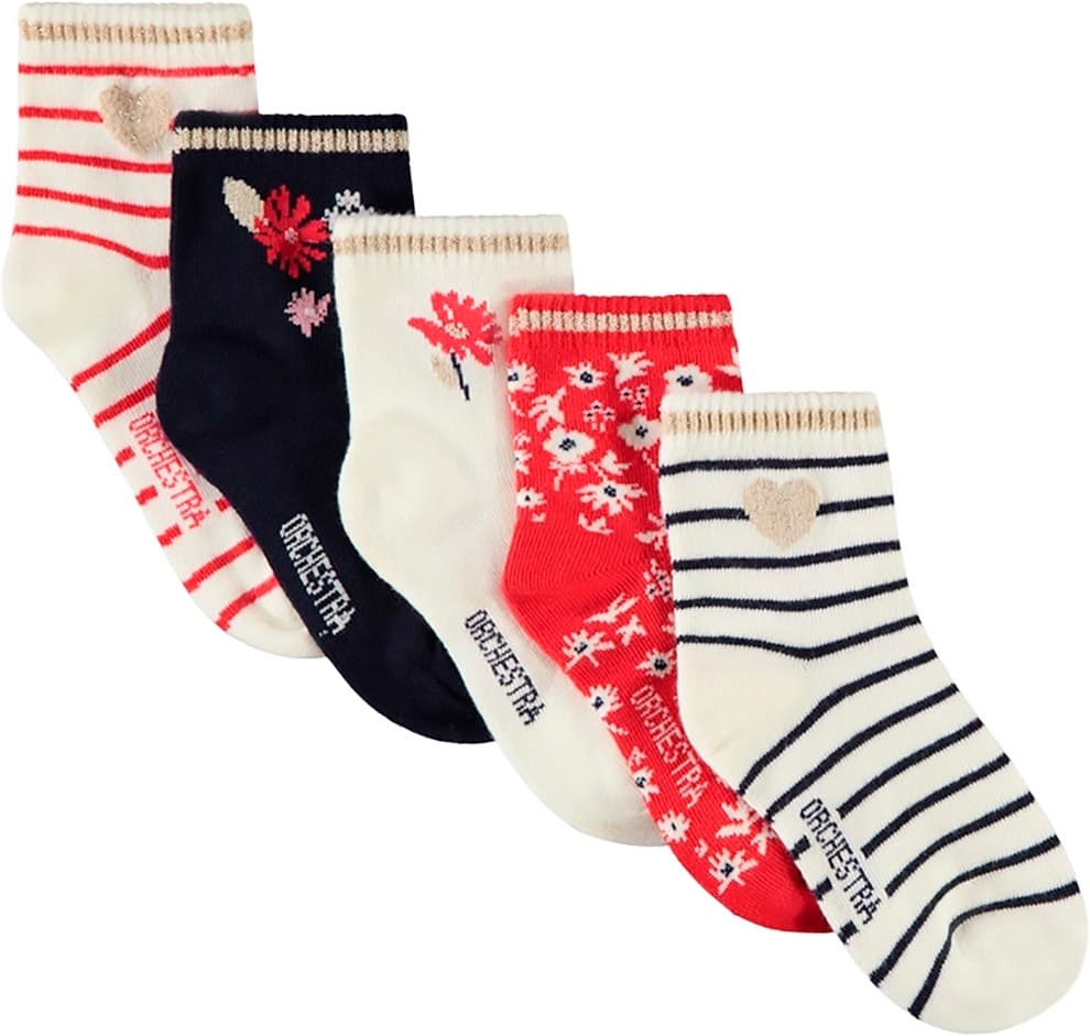 Meia Infantil Orchestra Feminina (5 Pares)