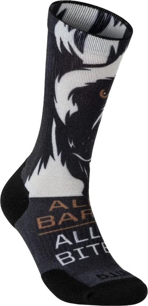 Meias 5.11 Sock & Awe Crew All Bark Zoom 1 Par