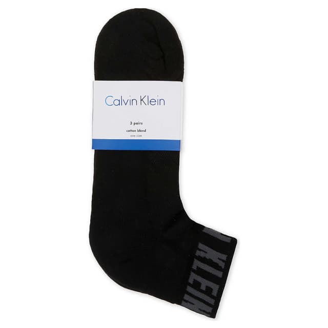 Meias Calvin Klein Masculino Eca376-001-4046 Preto