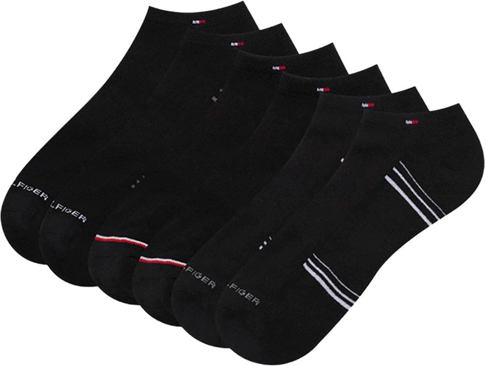 Meias Tommy Hilfiger THM233NS04 001 - Masculina (3 Pares)