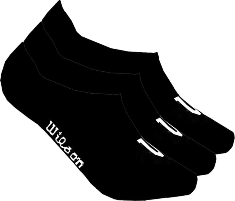 Meias Soquetes Wilson B7972 - Preto (3 Pares)