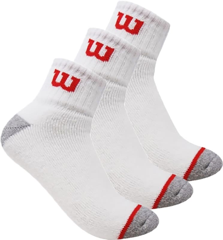 Meias Soquetes Wilson B7977 - Branco (3 Pares)