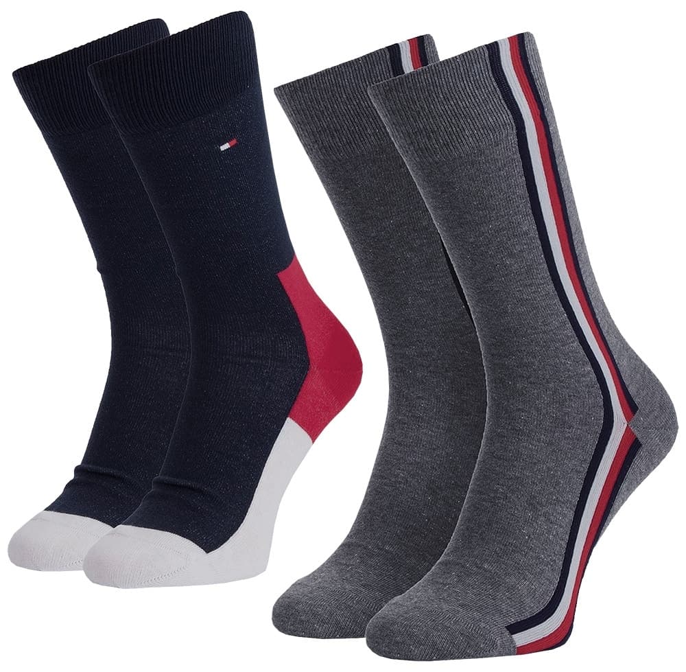 Meias Tommy Hilfiger Masculina (2 Pares)