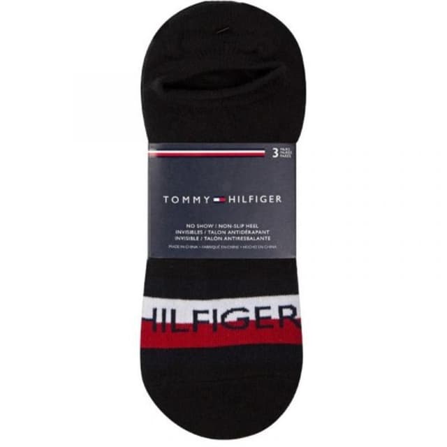 Meias Tommy Hilfiger Unisex Etx630-000 Os Preto