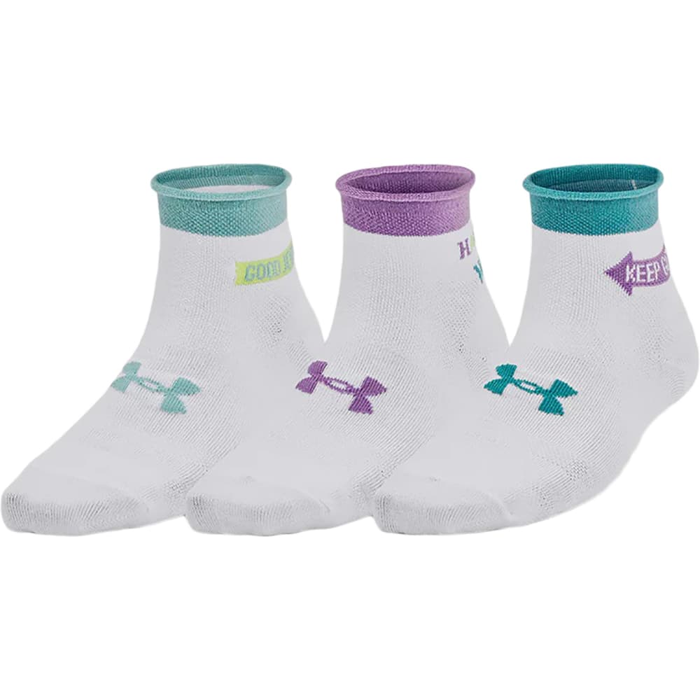 Meias Feminino Essential Quarter Under Armour 3 Pares Branco