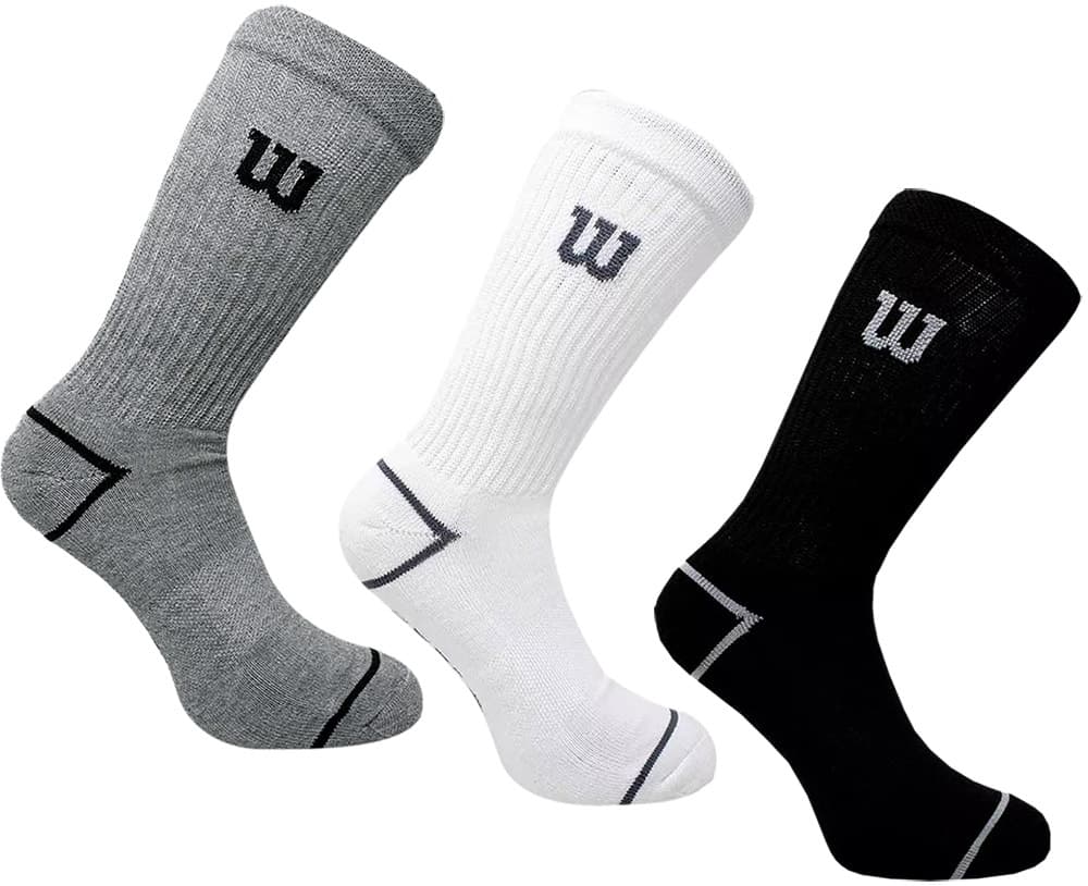 Meias Wilson C5871 Cinza/Branco/Preto (3 Pares)
