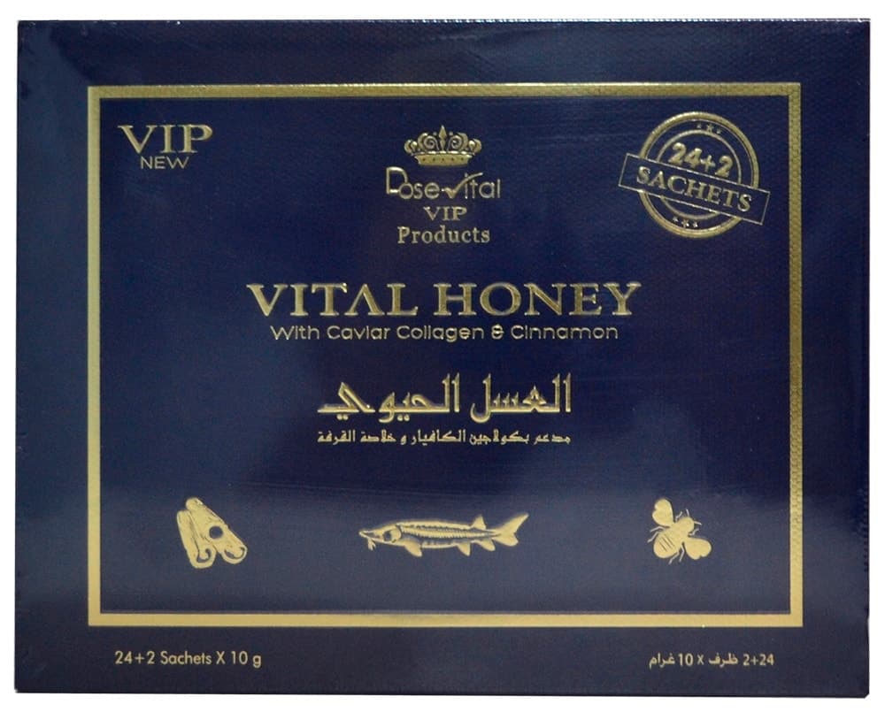 Mel Energético Vital Honey Dose Vip (24 Unidades de 10G)
