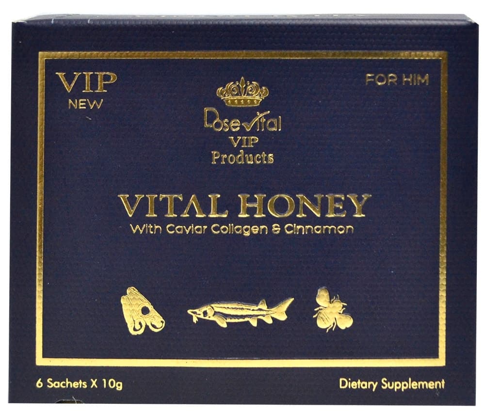 Mel Energético Vital Honey Dose Vip (6 Unidades de 10G)