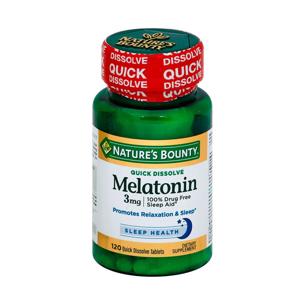 Melatonina Nature's Bounty 3MG 120 Comprimidos