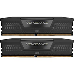 Mem DDR5 32GB 6000MHz Corsair (2X16GB) Vengeance Preto CMK32GX5M2B6000C28