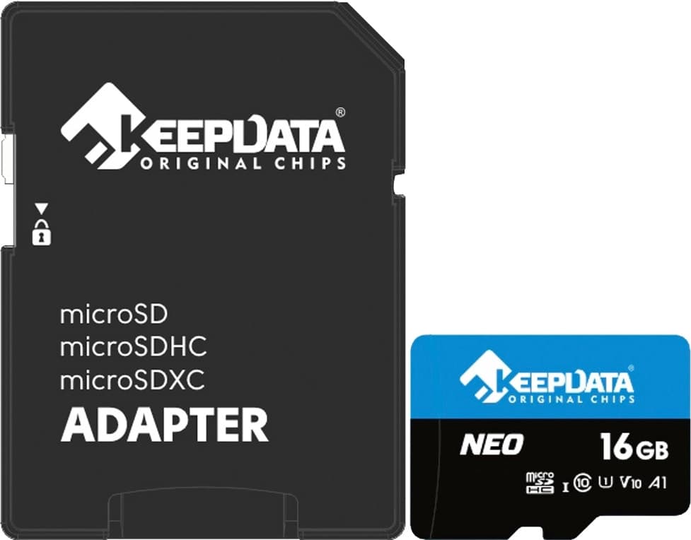 Memória Micro Sd Keepdata 16GB Neo KDMSDC10U1V10A1/16G - 95/10Mb/s
