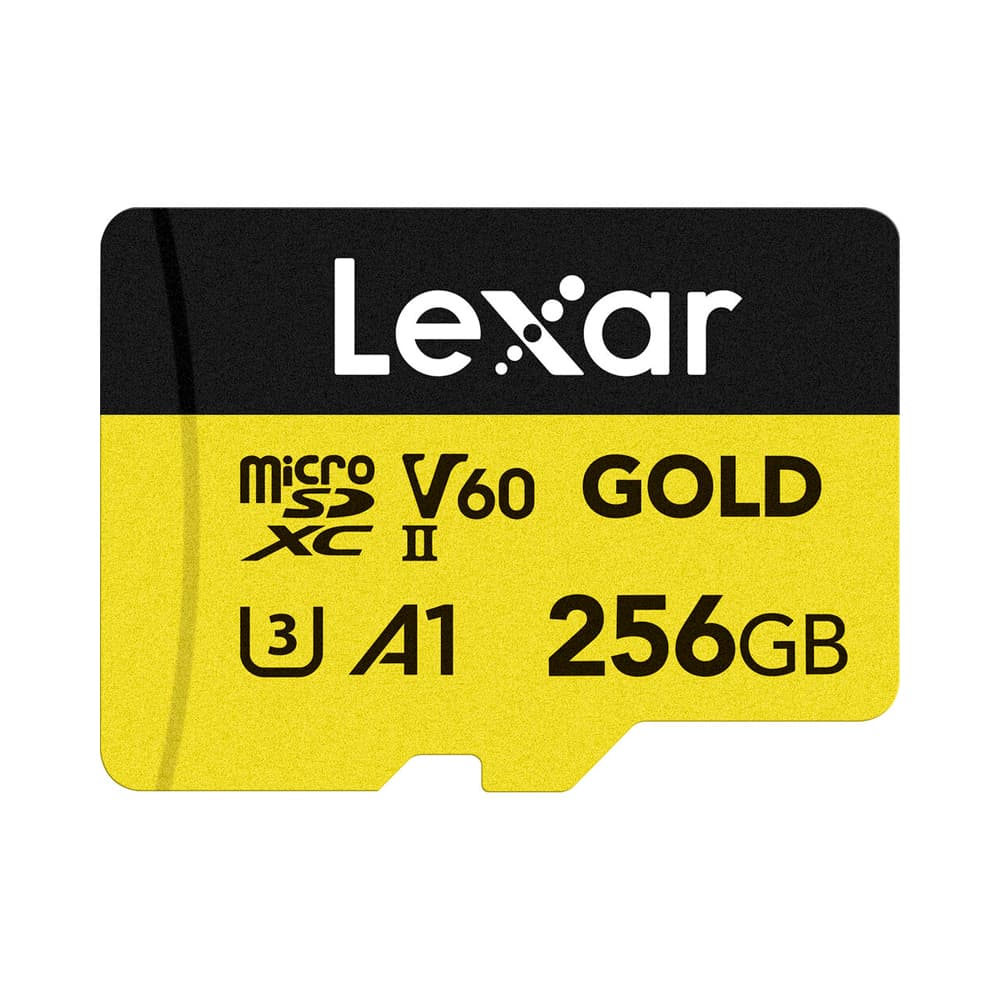 Memória Micro Sd Lexar 256GB 280-180MB Gold