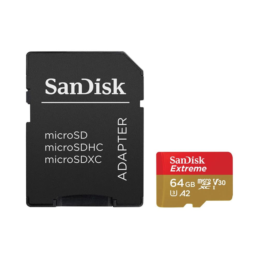 Cartão de Memória SanDisk Extreme 64GB 170/80 MB/s com Adaptador
