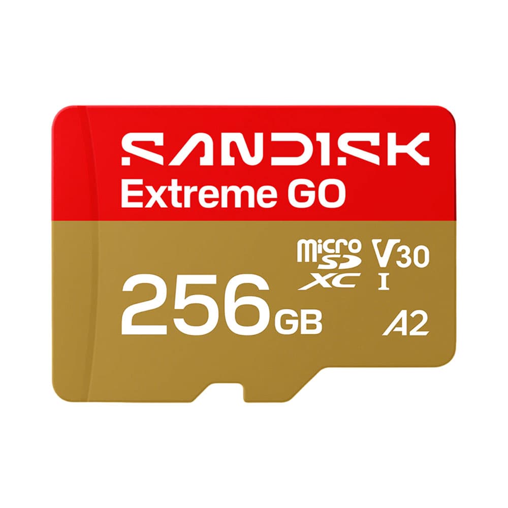 Memória Micro Sd Sandisk Extreme Go 256GB 160-240MB/s