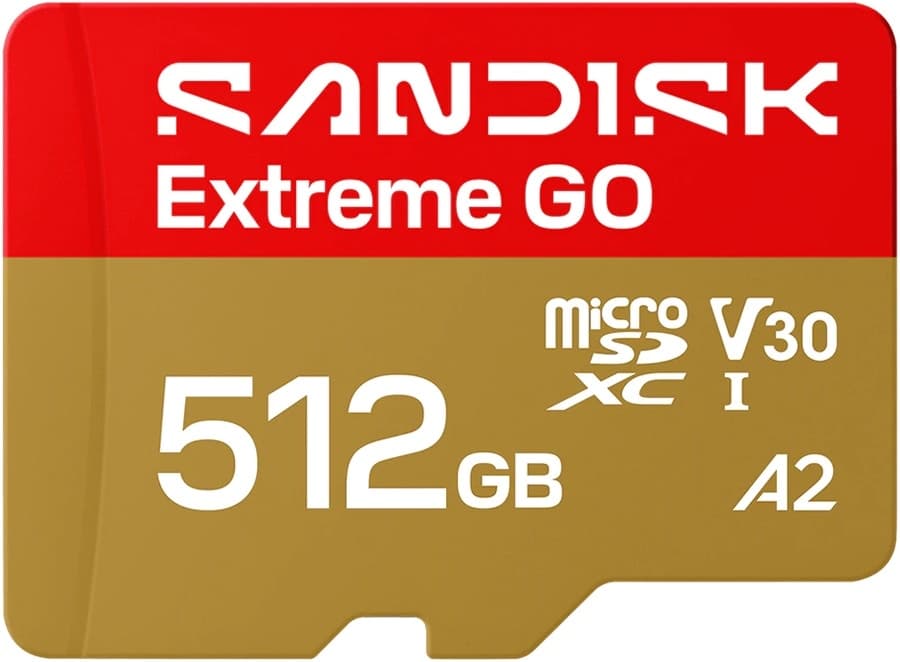 Cartão de Memória Micro Sdxc Uhs-I SanDisk Extreme Go 512GB 240MB/s