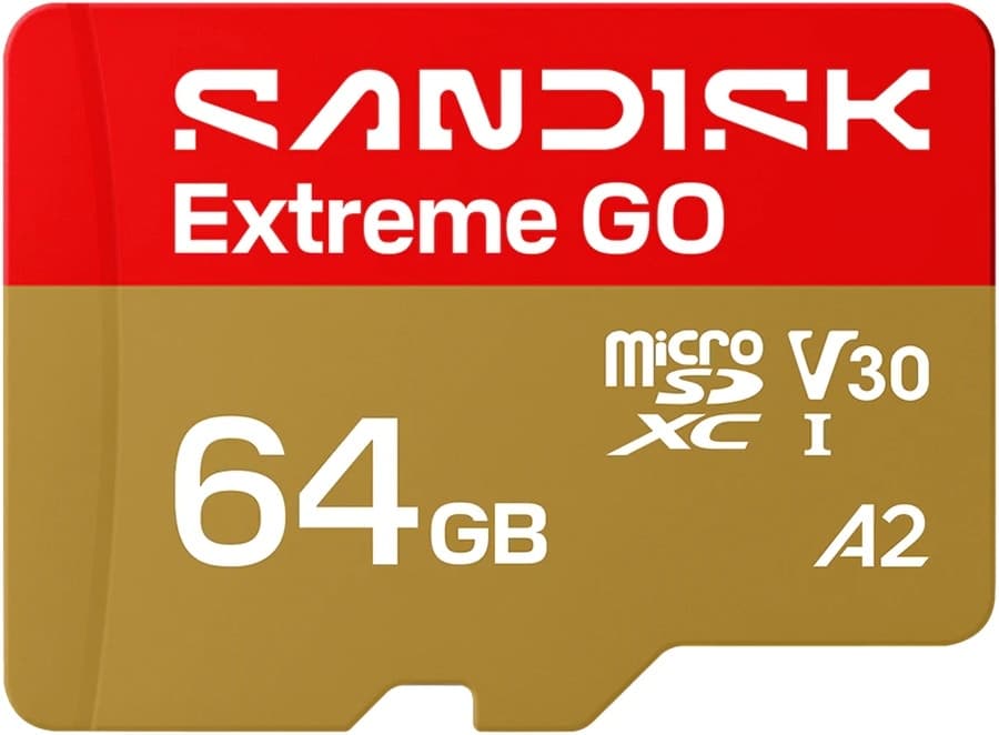 Cartão de Memória Micro Sdxc Uhs-I SanDisk Extreme Go 64GB 170MB/s