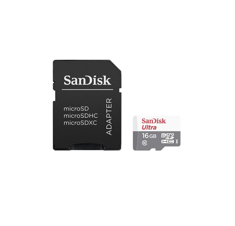 Memória MicroSD Sandisk Ultra 16GB 80MB/s C10