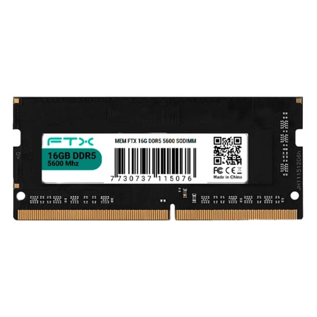 Memória para Notebook Ftx Ddr5 16GB 5600MHz