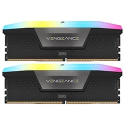 Memória RAM Corsair Vengeance RGB DDR5 32GB (2x16GB) 6000MHz Preto