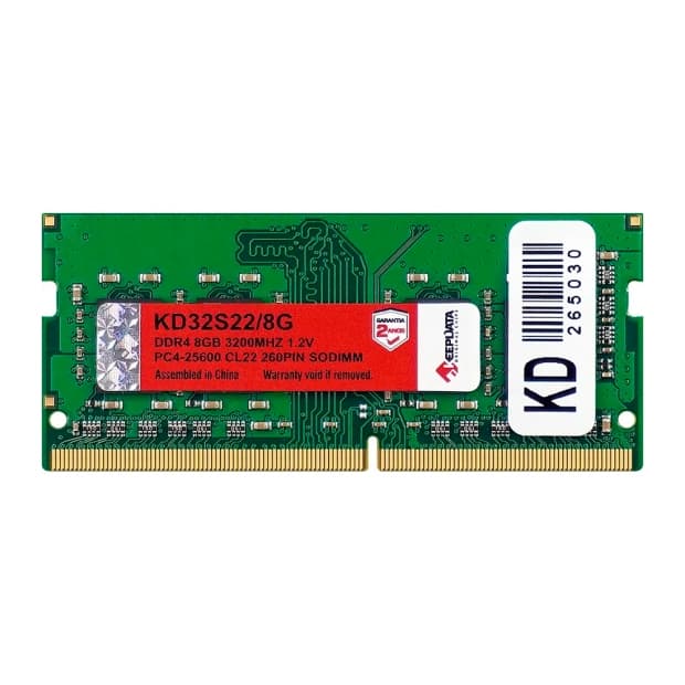 Memória RAM Keepdata DDR4 Notebook 8GB 3200