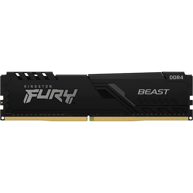 Memória RAM Kingston Fury Beast DDR4 16 GB 3600MHz Preto