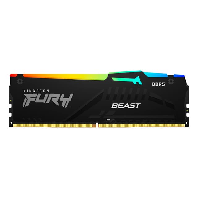 Memória RAM Kingston KF556C40BBA-32 Fury Beast DDR5 32GB 5600MHz Black RGB
