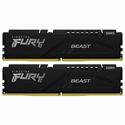 Memória RAM Kingston Fury Beast DDR5 64GB 5200MHz Preto