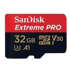 Cartão de Memória Micro Sd 32GB Sandisk Extreme Pro 100MB U3