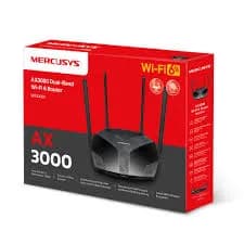 Roteador Mercusys MR80X Ax3000 4 Antenas Dualband Wi-Fi6