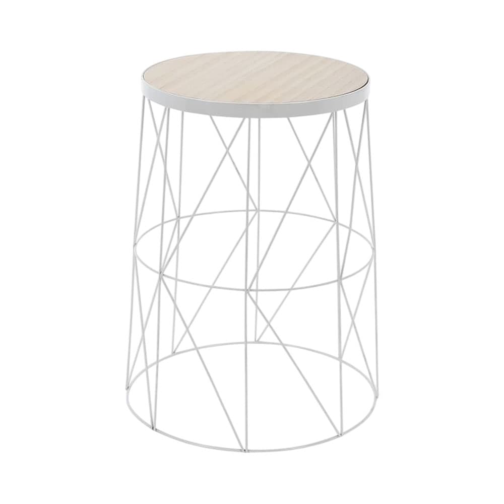 Mesa Auxiliar Kpm 029665 37 Cm Branco