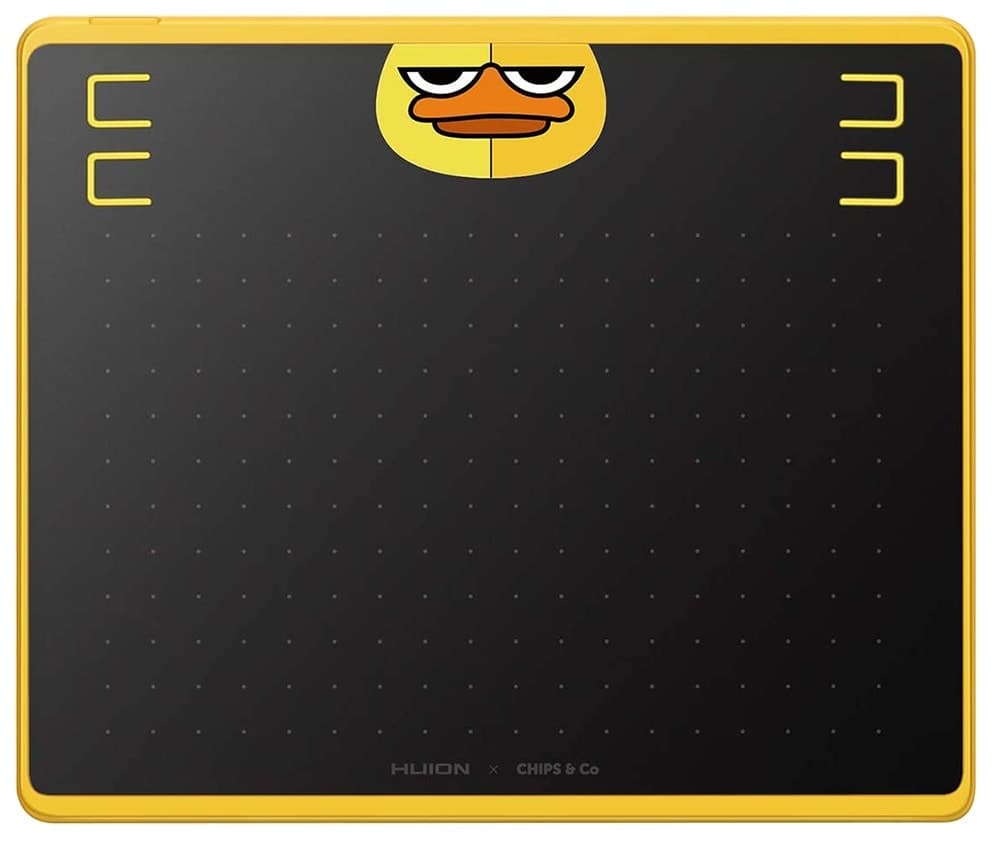 Mesa Digitalizadora Huion Hs64 Special Edition Preto/Amarelo