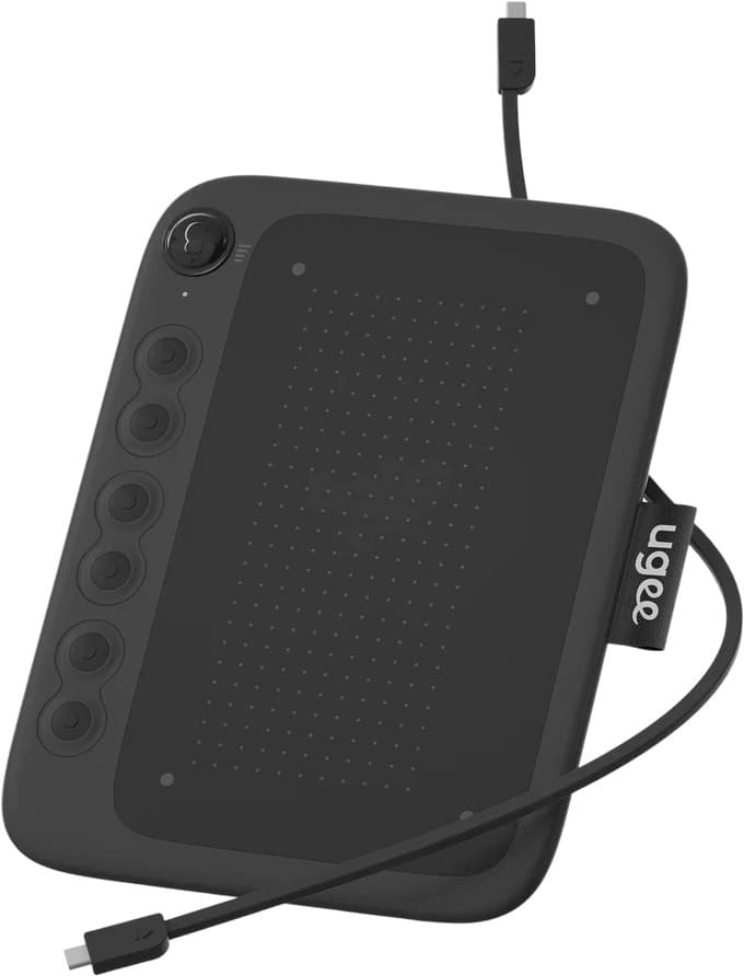 Mesa Digitalizadora Ugee Q6 Drawing 6" UGQ6BK - Preto