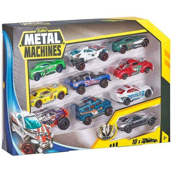 Carrinhos de Metal Machines Auto Zu6750 10 Peças