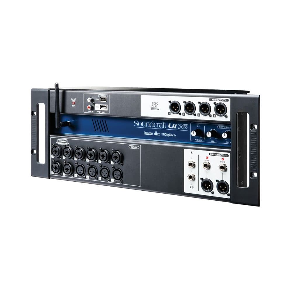 Mixer Digital Soundcraft Ui16 Preto