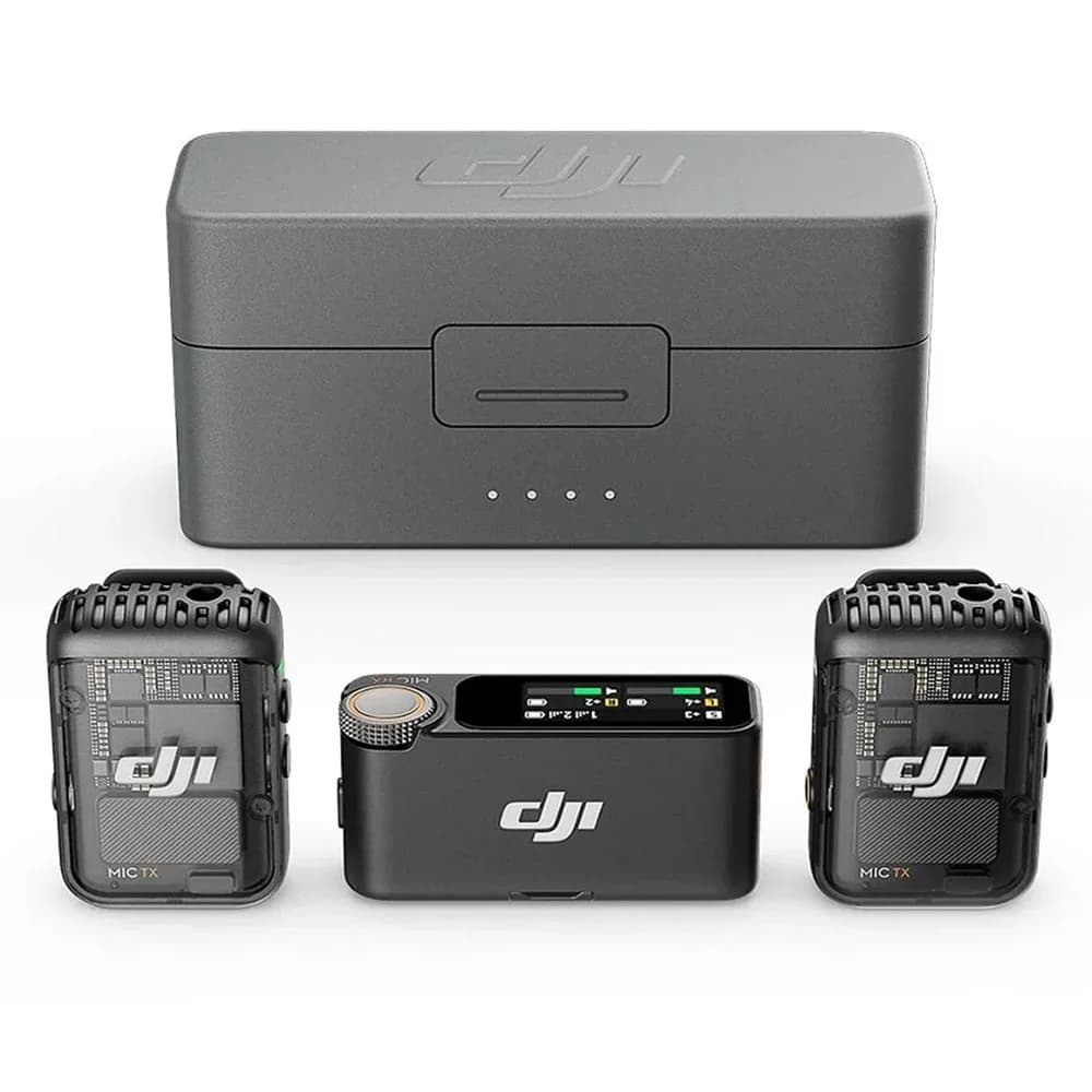Microfone Dji Mic 2 (2TX+1RX) com Carregador