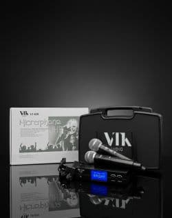 Microfone Sem Fio Vtk Ly-839