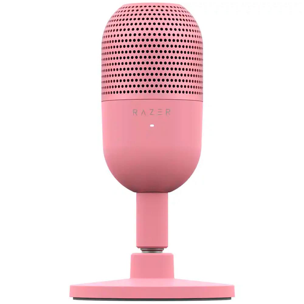 Microfone para Stream Razer Seiren V3 Mini Ultra-Compact USB Quartz Edition