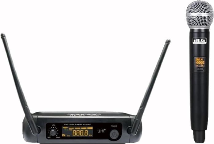 Microfone Sem Fio Blg Uf-01 Uhf