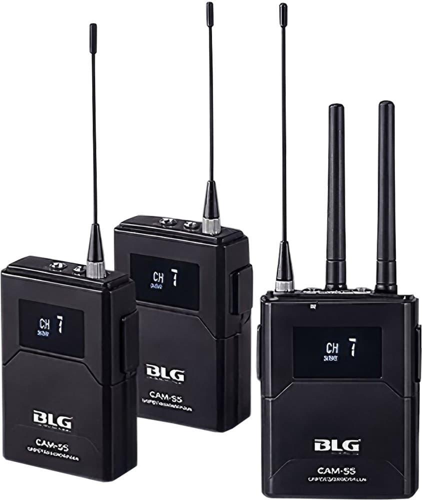 Microfone Sem Fio Blg Uhf Dsp - Cam-55 para Câmera