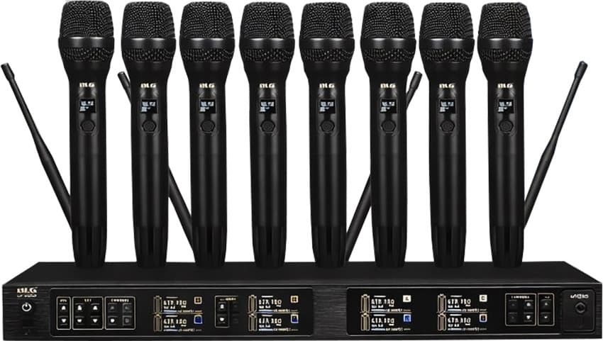 Microfone Sem Fio Blg Uhf Uf-8000