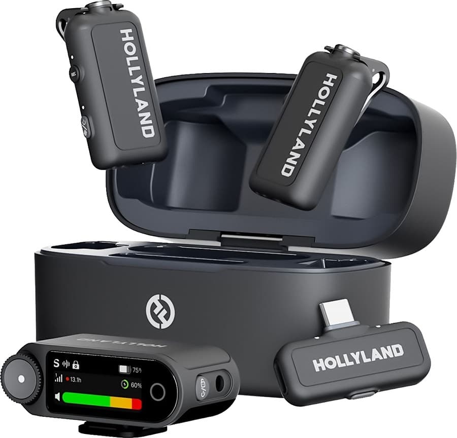 Microfone Sem Fio Hollyland Lark Max 2 Combo - Preto