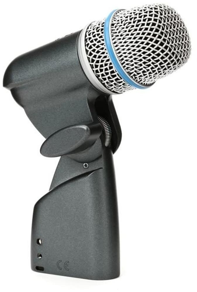 Microfone Shure Beta 56A para Instrumentos Musicais - Cinza
