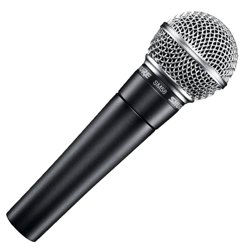 Microfone Vocal Shure Sm58-Lc Preto (Cabo Não Incluído)