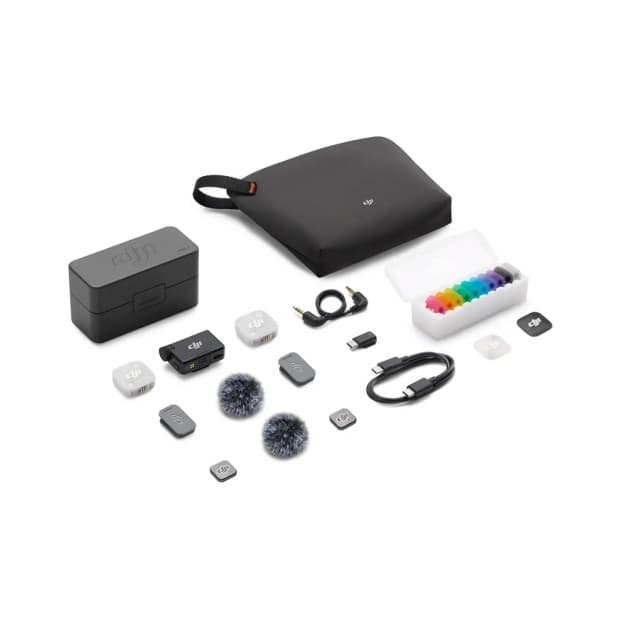 Microfone Wireless Dji Mic Mini 2 (2 Tx + 1 Rx + Estojo de Carregamento)