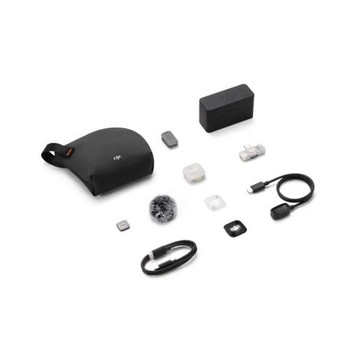 Microfone Wireless Dji Mic Mini 2S (1 Tx + 1 Rx Móvel + Estojo de Carregamento)