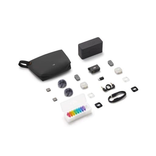 Microfone Sem Fio Dji Mic Mini 2S (2 Tx + 1 Rx + Estojo de Carregamento)