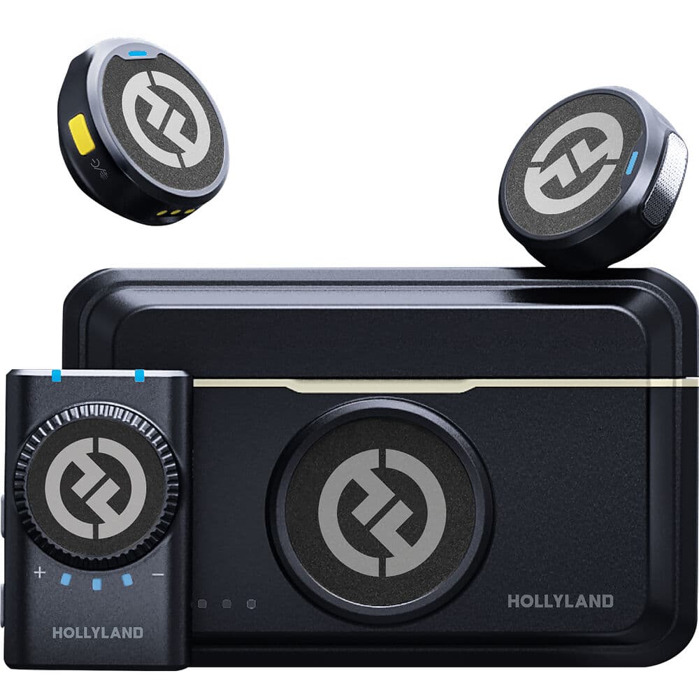 Microfone Wireless Hollyland Lark M2 Duo Versão Câmera - Shine Charcoal