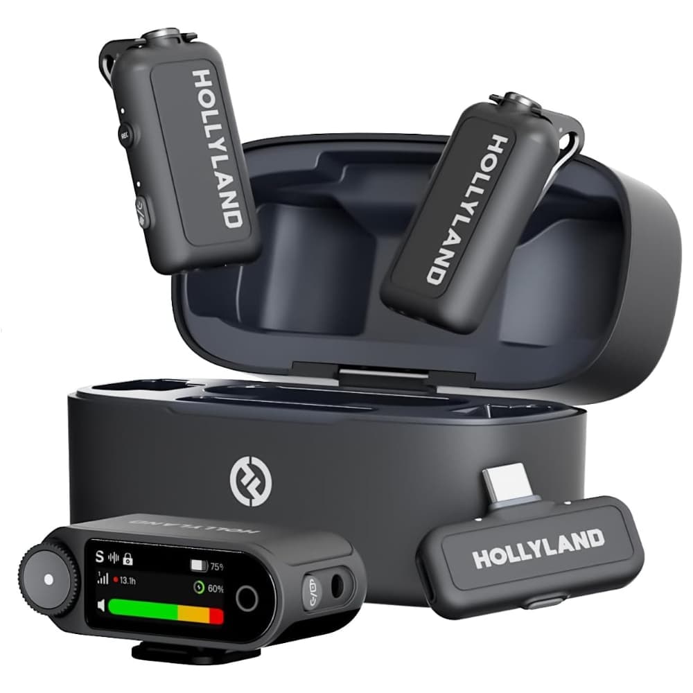 Microfone Sem Fio Hollyland Lark Max 2 Combo - Space Gray