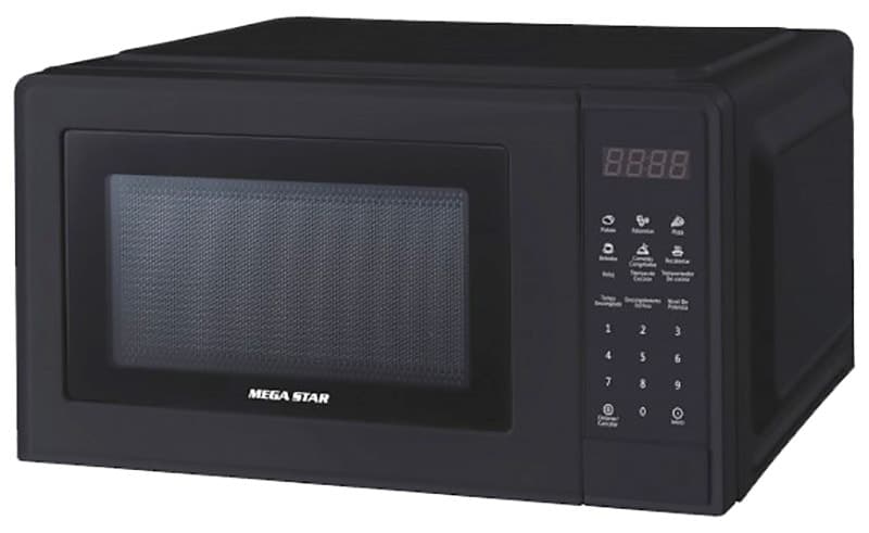 Micro-ondas Mega Star MCW208B 20 Litros 700 Watts 220V - Preto